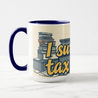 Tax Season Survival Funny Accountant Coffee Mug