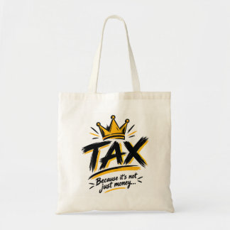 Tax t-shirt design tote bag