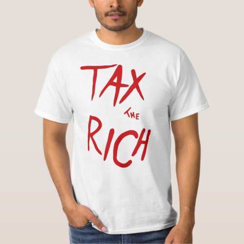 Tax The Rich AOC Political Fashion Statement T_Shi T_Shirt