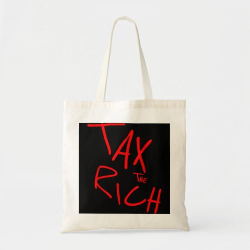 Tax The Rich AOC Red  Tote Bag