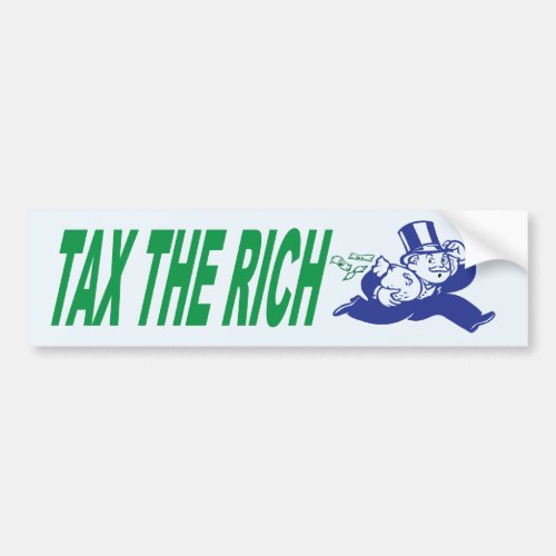 Tax the Rich Bumper Sticker