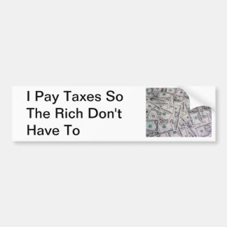 Tax the Rich Bumper Sticker