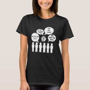 Tax the Rich Capitalism Kills Liberal Socialist Pr T-Shirt