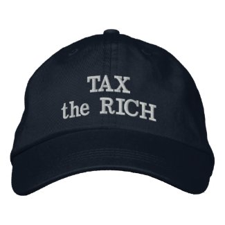 TAX the RICH Embroidered Baseball Cap