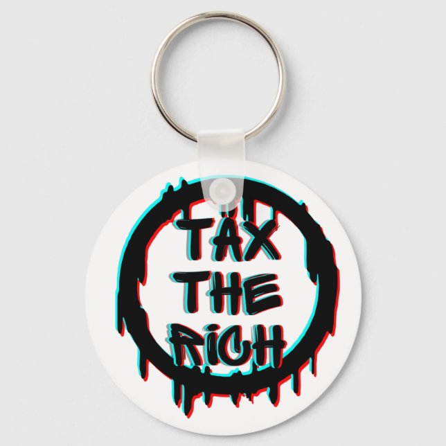 Tax The Rich Original Keychain (Front)
