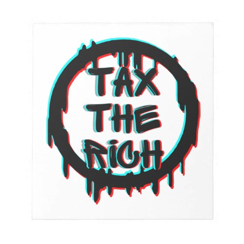 Tax The Rich Original Notepad