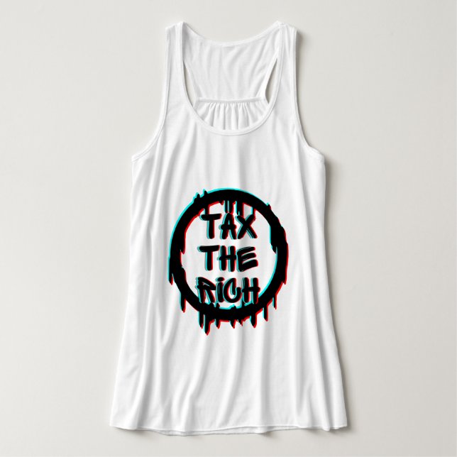 Tax The Rich Original Tank Top (Design Front)
