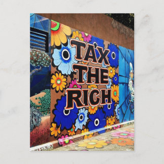 Tax the Rich - San Francisco Postcard