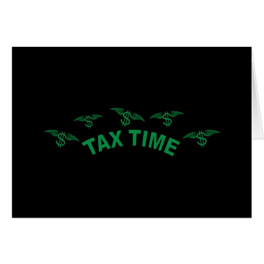 Tax Time Cards (Front Horizontal)