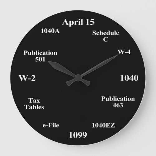 Tax Time Clock for Accountants Accounting Student