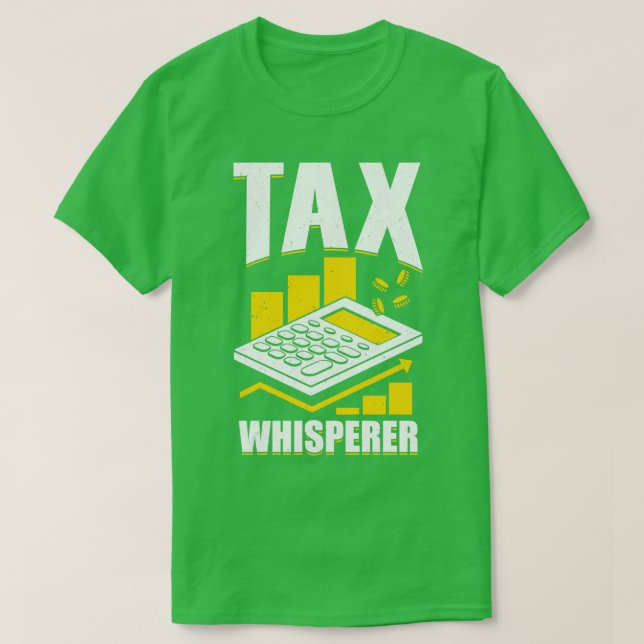Tax Whisperer Accountant CPA Gift  T-Shirt (Design Front)