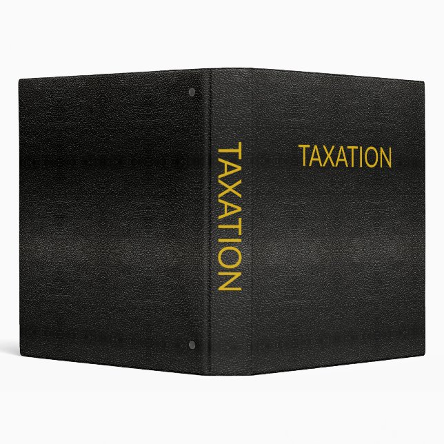 TAXATION 3 RING BINDER (Background)