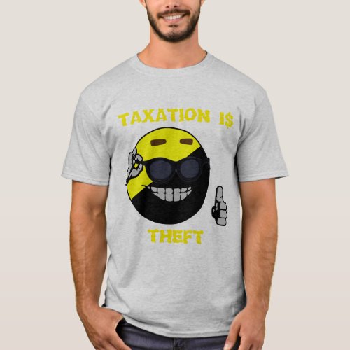 Taxation Is Theft Ancap Man T_Shirt