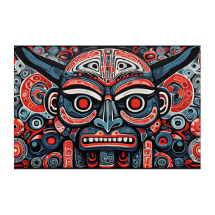Ta'xet (Haida god of violent death) 2 Acrylic Print