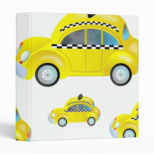 Taxi 3 Ring Binder (Front/Spine)