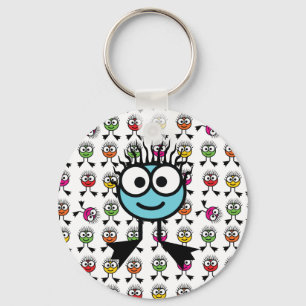 TAXI - Blue Swim Character Keyring