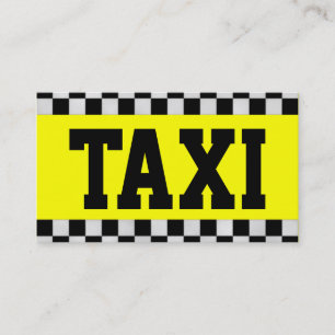 Taxi business card