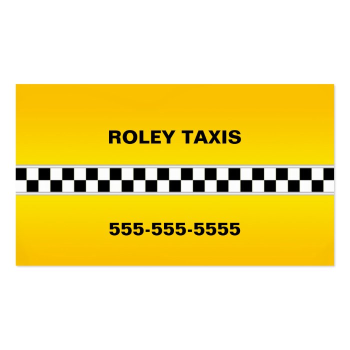 Taxi Business Card