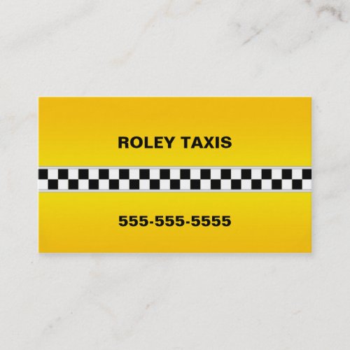 Taxi Business Card