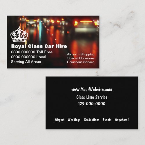 Taxi Business Cards