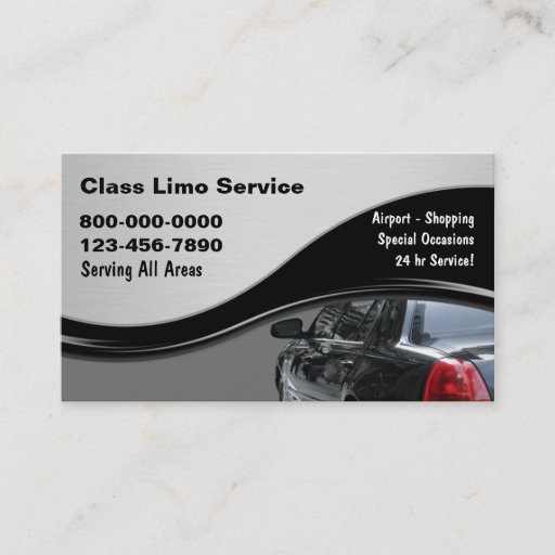 Customizable Taxi Business Cards
