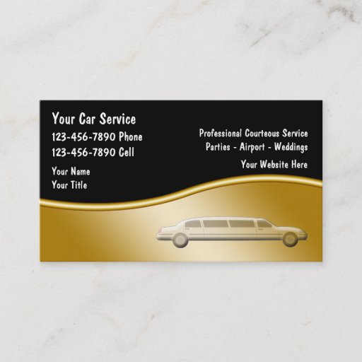 Customizable Taxi Business Cards