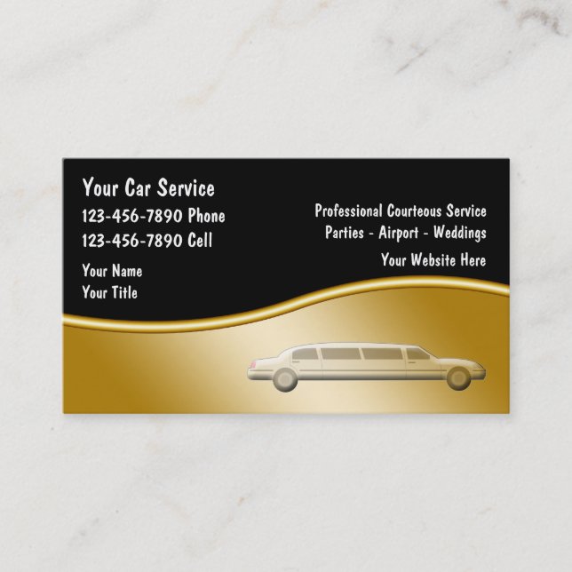 Taxi Business Cards (Front)
