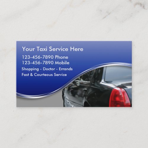 Taxi Business Cards