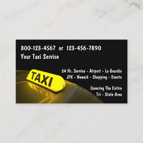 Taxi Business Cards