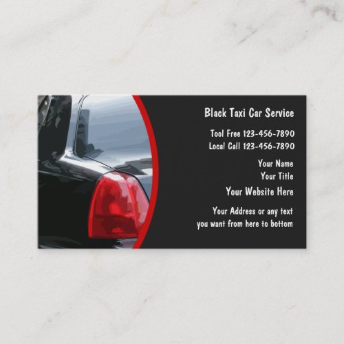 Taxi Business Cards