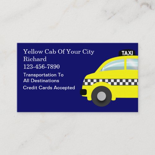 Taxi Business Cards