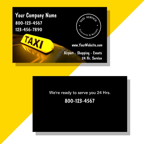 Taxi Business Cards