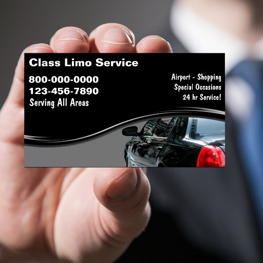 Customizable Taxi Business Cards