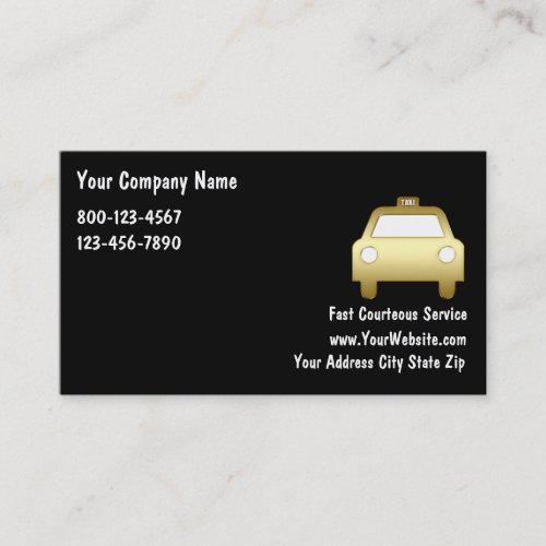 Taxi Business Cards