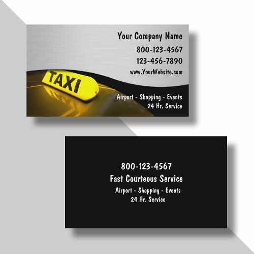 Taxi Business Cards New