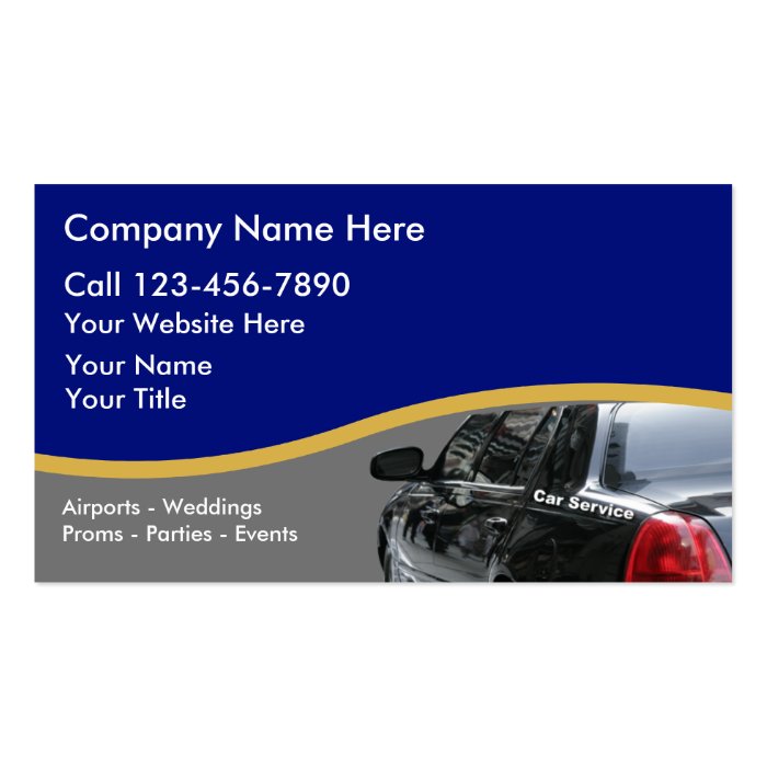 Taxi Cab Business Cards