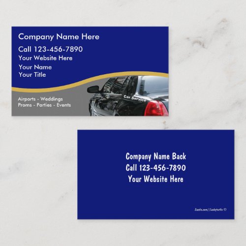Taxi Cab Business Cards