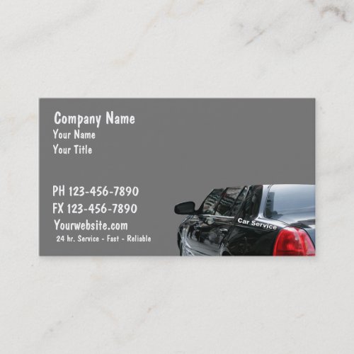 Taxi Cab Business Cards