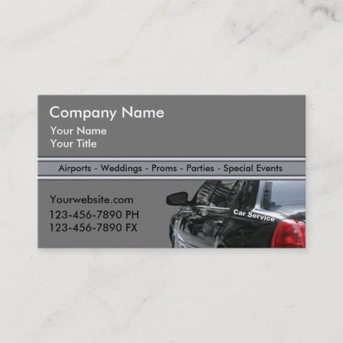 Taxi Cab Business Cards Fixed