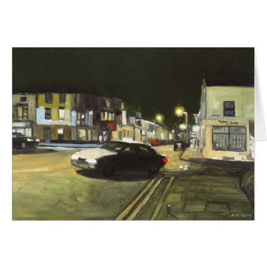 Taxi Cab, Cardiff, Wales, UK (Front Horizontal)