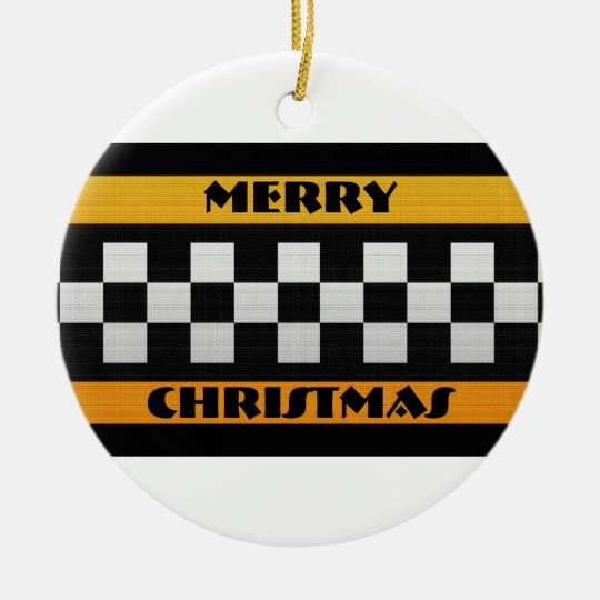 Taxi Cab Christmas Ornament