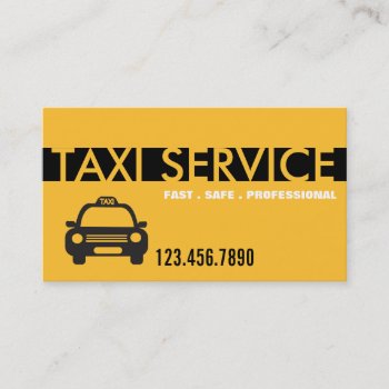 Taxi Cab Driver Services Business Card by ArtisticEye at Zazzle