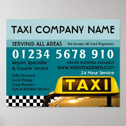 Taxi Cab Sign Advertising