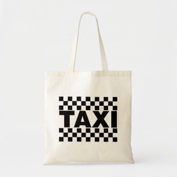 Taxi Cab Tote Bag by fotoshoppe at Zazzle