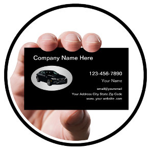 Taxi Car Service Ride Sharing Business Card