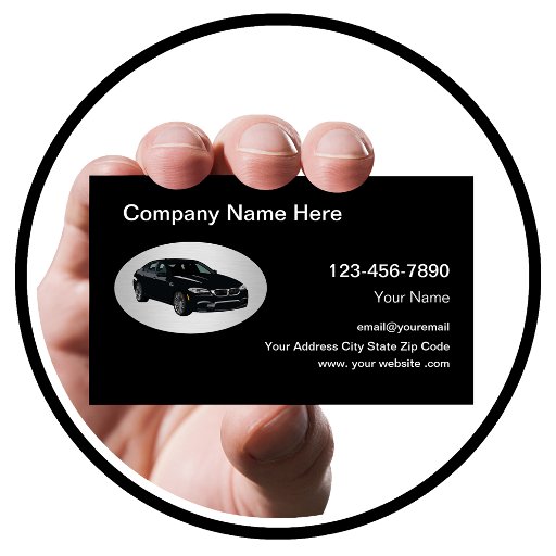 Customizable Taxi Car Service Ride Sharing Business Card