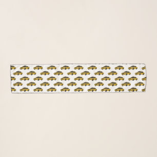 Taxi cartoon illustration scarf