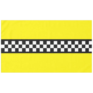Taxi Check Stripe Pattern Tablecloth