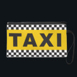 Taxi! Clutch<br><div class="desc">Its time for our accessories to work harder for us! Stand out from the crowd with a clutch that will get you a ride in no time! And if you like this design, you should also check out our Taxi! iphone Cover, send a clear message to drivers out on those...</div>