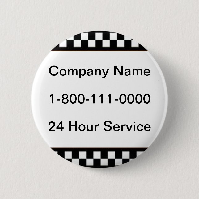 Taxi Company Button (Front)